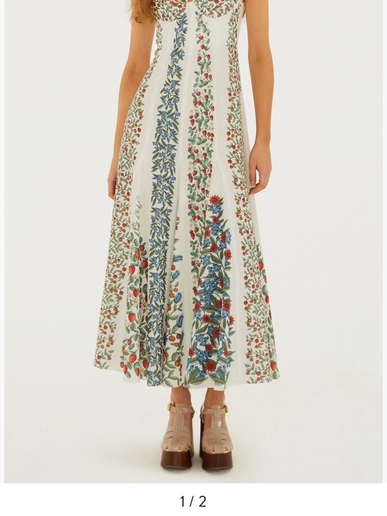 FARM Rio Dresses & Skirts - Farm Rio Fruit Beauty Linen Blend Maxi Dress
